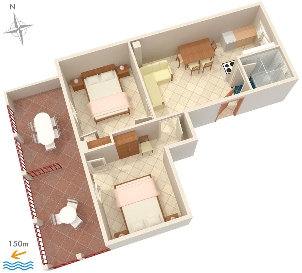 Apartments By The Sea Okrug Gornji, Ciovo - 1069 Трогир Екстериор снимка